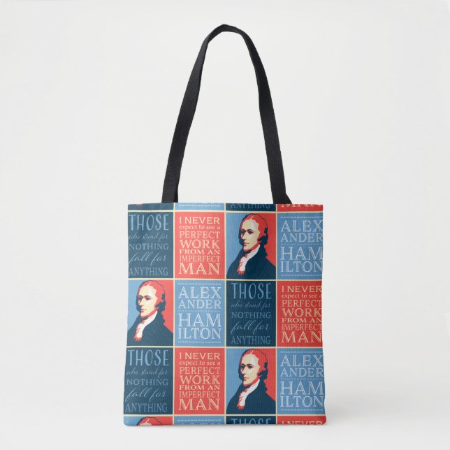 Alexander Hamilton Quotations Tygkasse (Framsida)