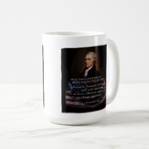 Alexander Hamilton Quote T-Shirt Kaffemugg