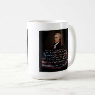 Alexander Hamilton Quote T-Shirt Kaffemugg