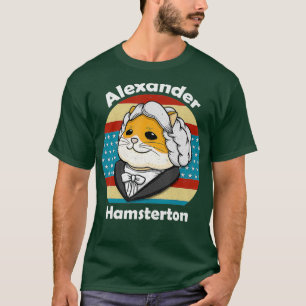 Alexander Hamilton Retro Hamster Alexander T Shirt