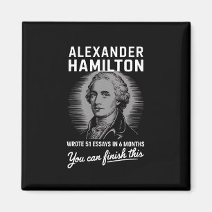 Alexander Hamilton skrev 51 esays på 6 månader Magnet