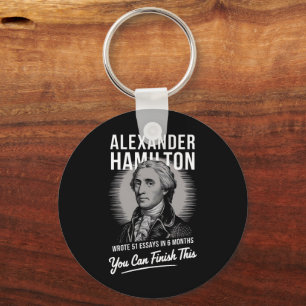 Alexander Hamilton skrev 51 esays på 6 månader Nyckelring