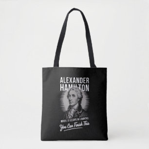 Alexander Hamilton skrev 51 esays på 6 månader Tygkasse