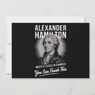 Alexander Hamilton skrev 51 essäer på 6 månader  Inbjudningar