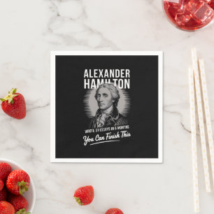 Alexander Hamilton skrev 51 essäer på 6 månader  Pappersservett