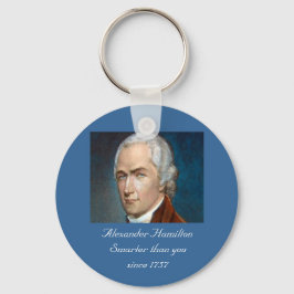 Alexander Hamilton Smarter än du färg nyckelkedja Nyckelring