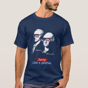 Alexander Hamilton Washington partynågot liknande T-shirt