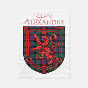 Alexander Hunting Tartan Scottish Play Fleecefilt