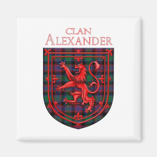 Alexander Hunting Tartan Scottish Play Magnet