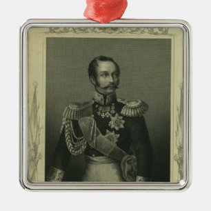 Alexander II av Ryssland Julgransprydnad Metall