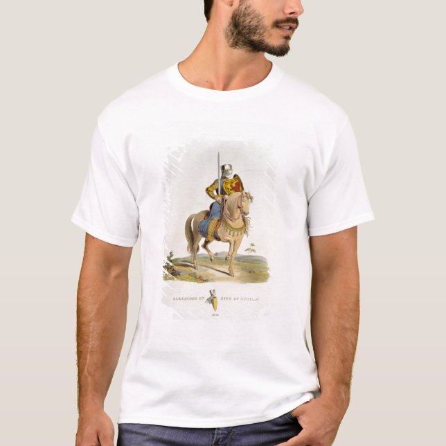 Alexander II, kung av Skottland (1198-1249) 1214, T-shirt (Framsida)