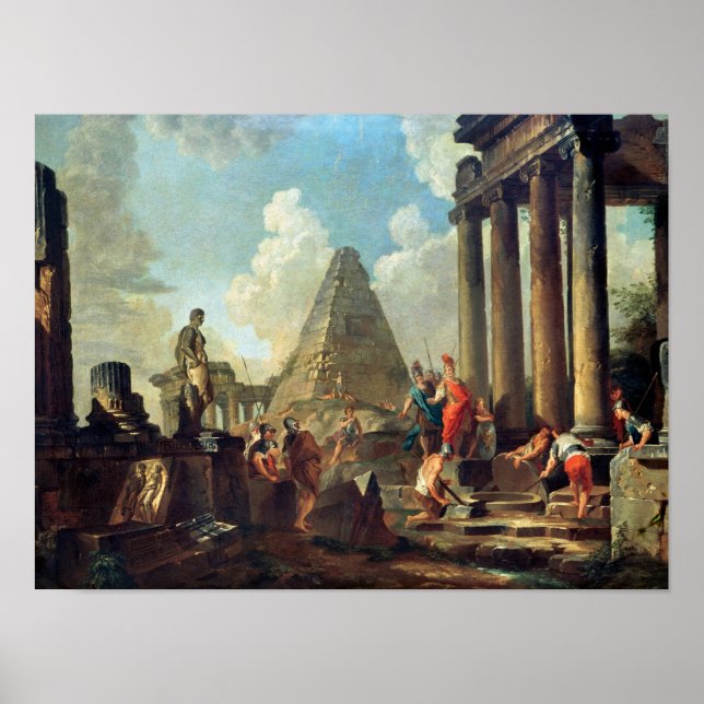 Alexander III Underbaren före Grav Poster (Framsidan)