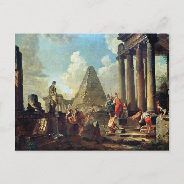 Alexander III Underbaren före Grav Vykort (Framsida)