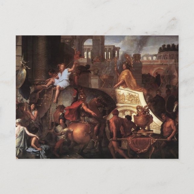 Alexander Into Babylon Vykort (Framsida)