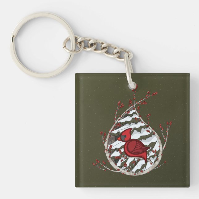 Alexander Kardinal Acrylic Keychain (Framsidan)