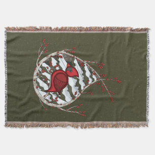 Alexander Kardinal Throw Blanket Mysfilt