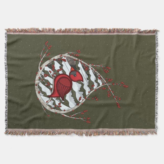 Alexander Kardinal Throw Blanket Mysfilt (Framsidan)