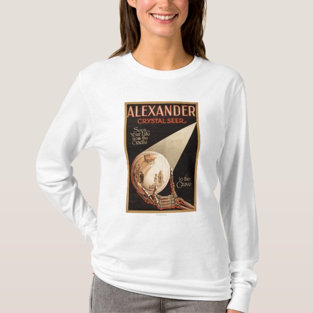 Alexander kristall "vaggar till den allvarliga" tee shirt (Framsida)