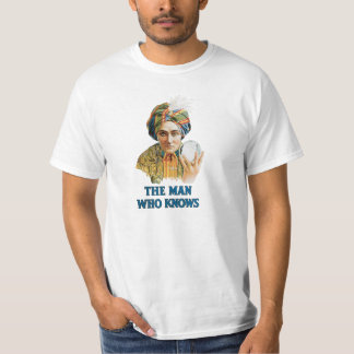 Alexander kristallkula och manen som vet tee shirt