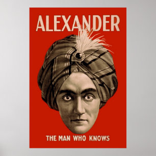 Alexander manen som vet poster