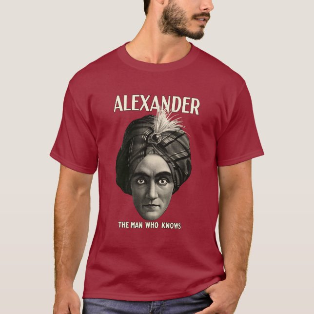 Alexander - manen som vet t shirt (Framsida)