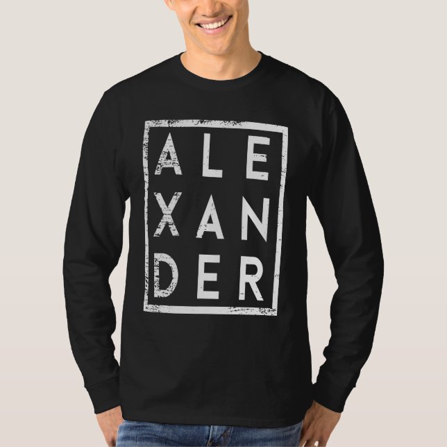 Alexander Minimalism T Shirt (Framsida)