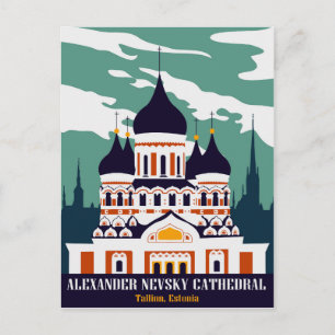 Alexander Nevskij-katedralen, Tallinn, Estland Vykort