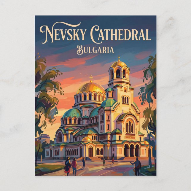 Alexander Nevsky-katedralen Bulgarien Vykort (Framsida)