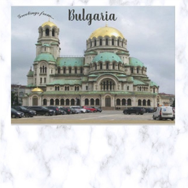 Alexander Nevsky-katedralen kyrka Sofia Bulgarien Vykort (Skapare uppladdad)