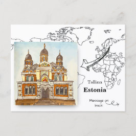 Alexander Nevsky-katedralen, Tallinn Estland Vykort