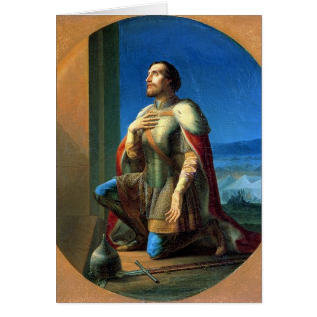 Alexander Nevsky Prince av Novgorod Hälsningskort (Framsidan)