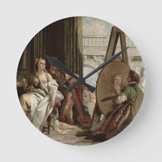 Alexander och Campaspe i målarhuset Rund Klocka (Framsida)