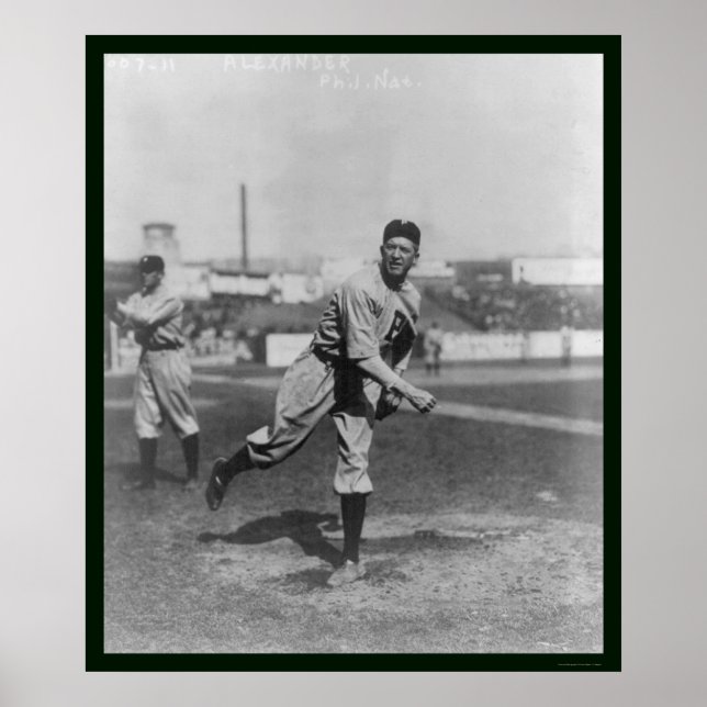 Alexander Phillies Baseball 1915 Poster (Framsidan)