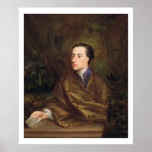 Alexander Pope (1688-1744) 1738 (olja på kanfas) Poster