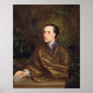 Alexander Pope (1688-1744) 1738 (olja på kanfas) Poster