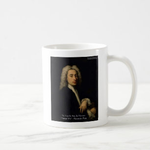 Alexander Pope "Konst Vs Kvickhet" Visdoms Citat G Kaffemugg