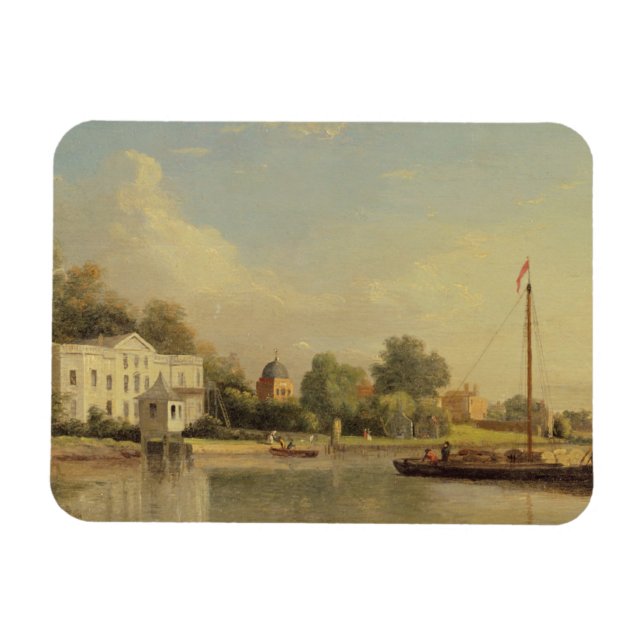 Alexander Pope's (1688-1744) Villa, Twickenham, c. Magnet (Horisontell)