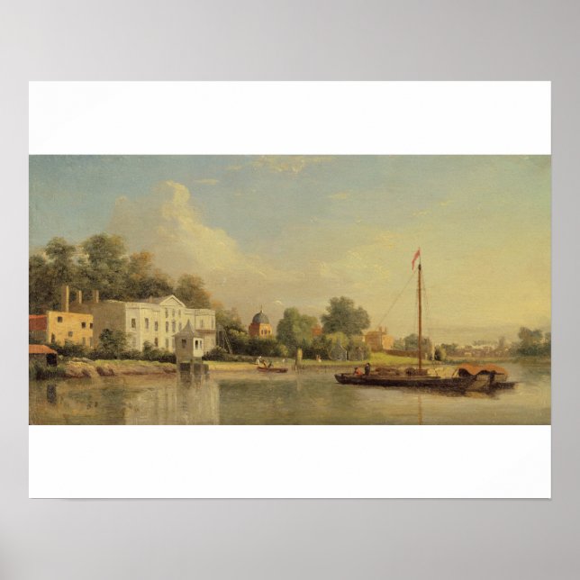 Alexander Pope's (1688-1744) Villa, Twickenham, c. Poster (Framsidan)