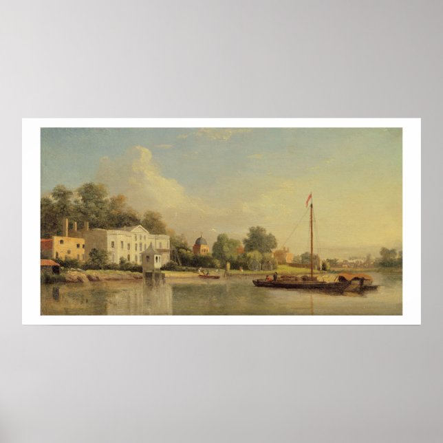 Alexander Pope's (1688-1744) Villa, Twickenham, c. Poster (Framsidan)