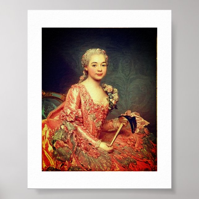 Alexander Roslin – Baroness de Neubourg-Cromière Poster (Framsidan)