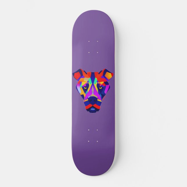 Alexander’s lila skateboard (Framsida)