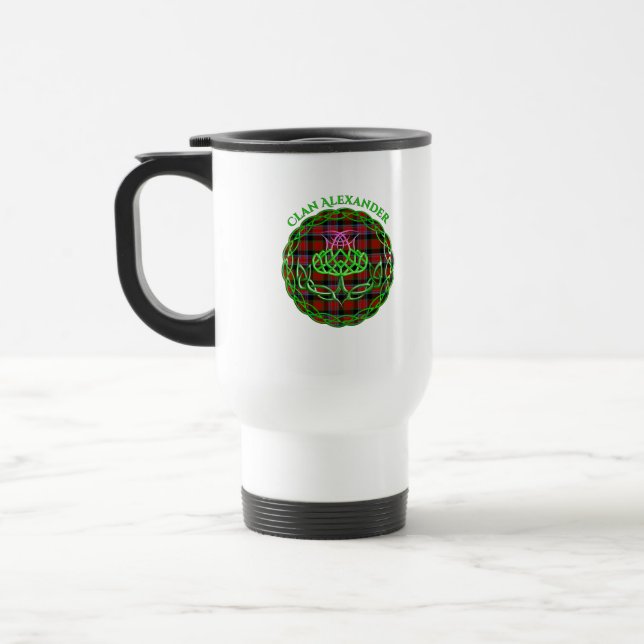 Alexander Scottish Tartan Celtic Thistle Resemugg (Vänster)