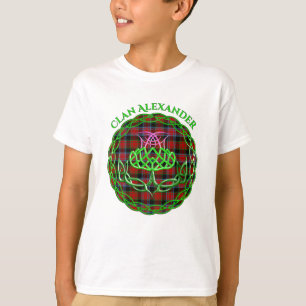Alexander Scottish Tartan Celtic Thistle T Shirt