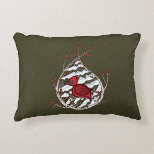 Alexander the Cardinal Accent Pillow Prydnadskudde