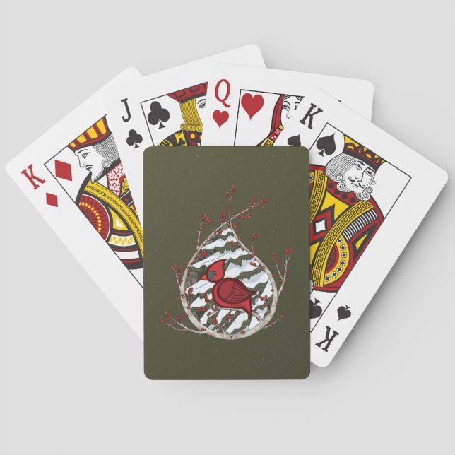 Alexander the Cardinal Classic Spelkort (Baksidan)