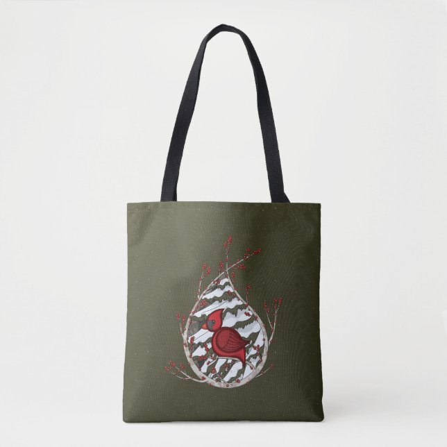 Alexander the Kardinal All-over-Print Bag Tygkasse (Framsida)