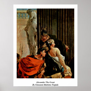 Alexander Underbaren av Giovanni Battista Tiepolo Poster