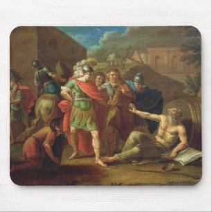 Alexander underbaren besöker Diogenes på Corinth Musmatta