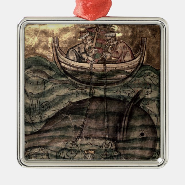 Alexander underbaren julgransprydnad metall (Framsidan)