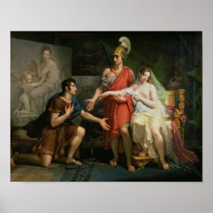 Alexander underbarhänder över Campaspe Poster